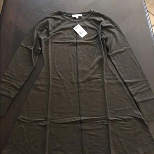 Cloud Chaser Contrast Stitch Shirt Dress